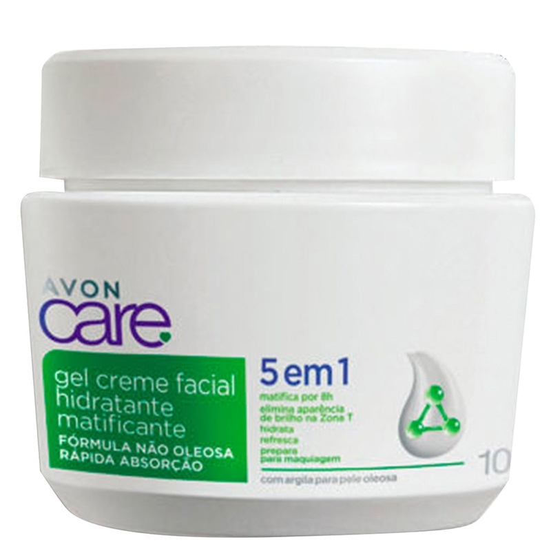 Gel Creme Facial Hidratante Matificante