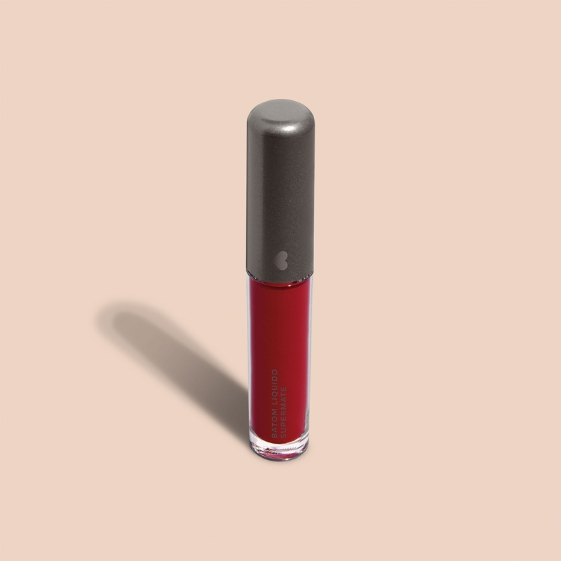 Batom Líquido  Vermelho Rubili Supermate 4Ml