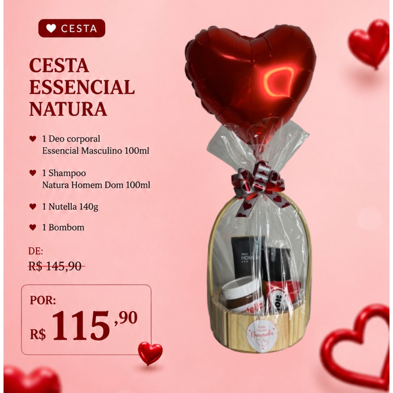 Cesta Essencial Natura - Opção Masculina