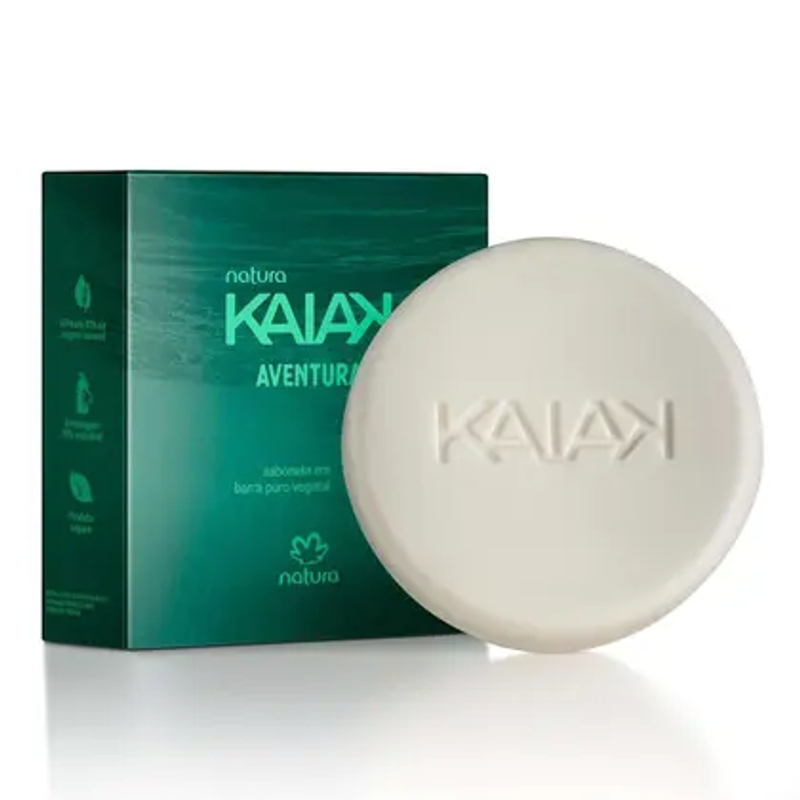 Sabonete em Barra Puro Vegetal 90g Kaiak Aventura Masculino