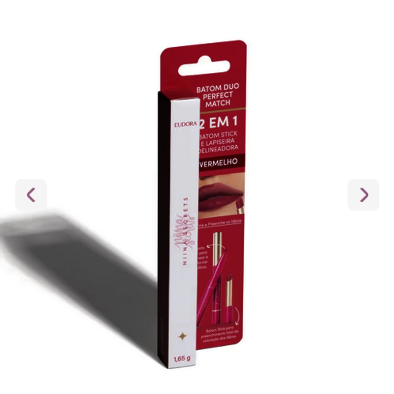 Batom Avelã Duo Perfect Match Niina Secrets 1,65g - foto 7