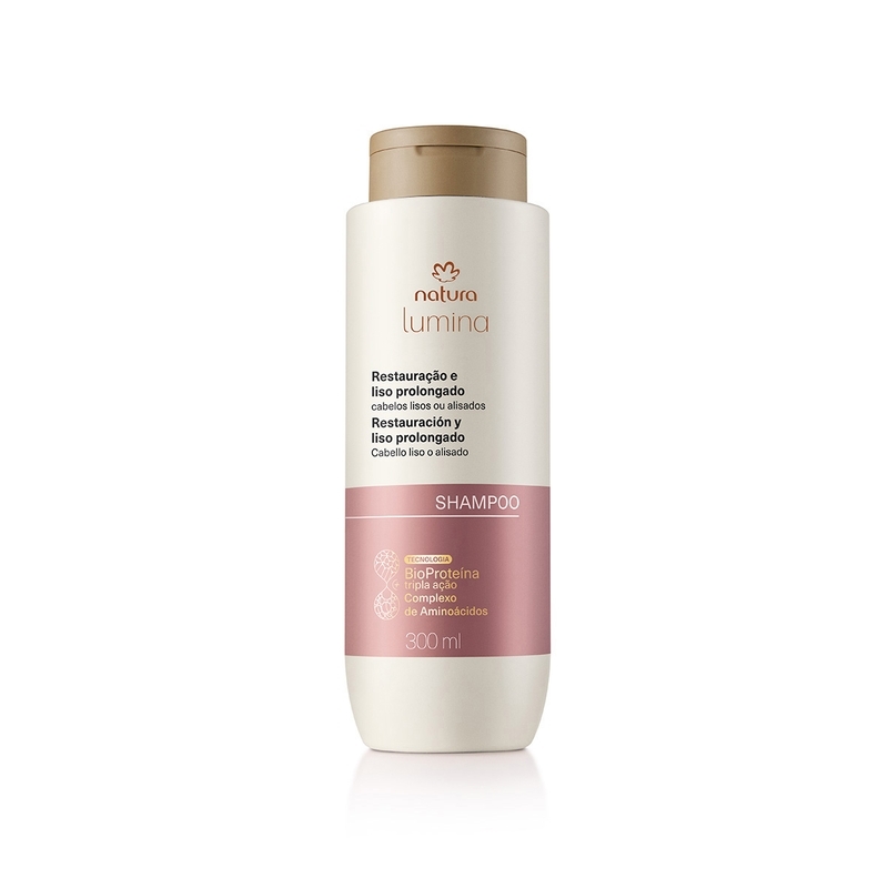 Shampoo restaurador - cabelos lisos ou alisados - 300 ml
