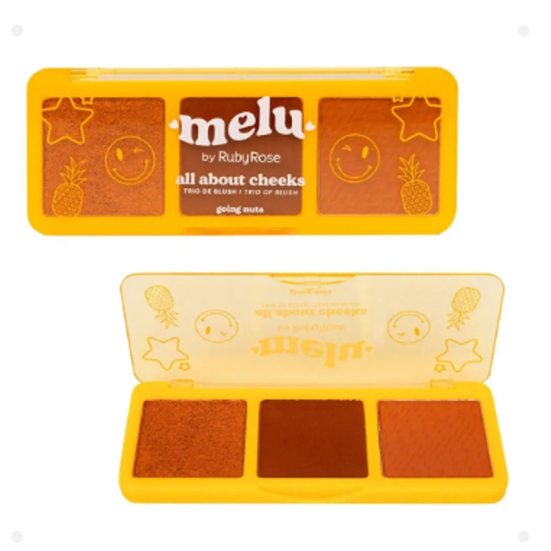 MELU TRIO DE BLUSH GOING NUTS 11g