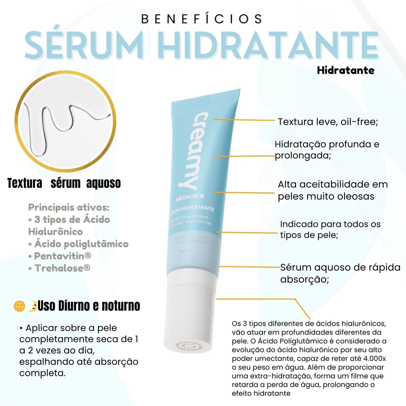 Sérum Hidratante com Ácido Hialurônico - foto 4