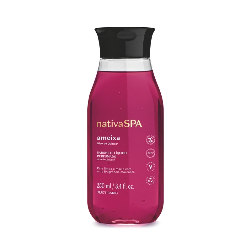 Sabonete Líquido Perfumado Nativa Spa Ameixa 250Ml