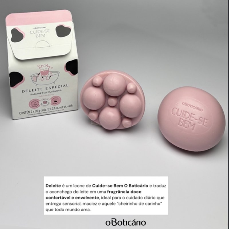 Sabonetes Em Barra Cuide-Se Bem Deleite 2X90G