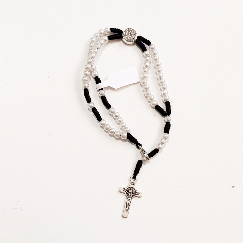 Pulseira Terço Pérola - São Bento
