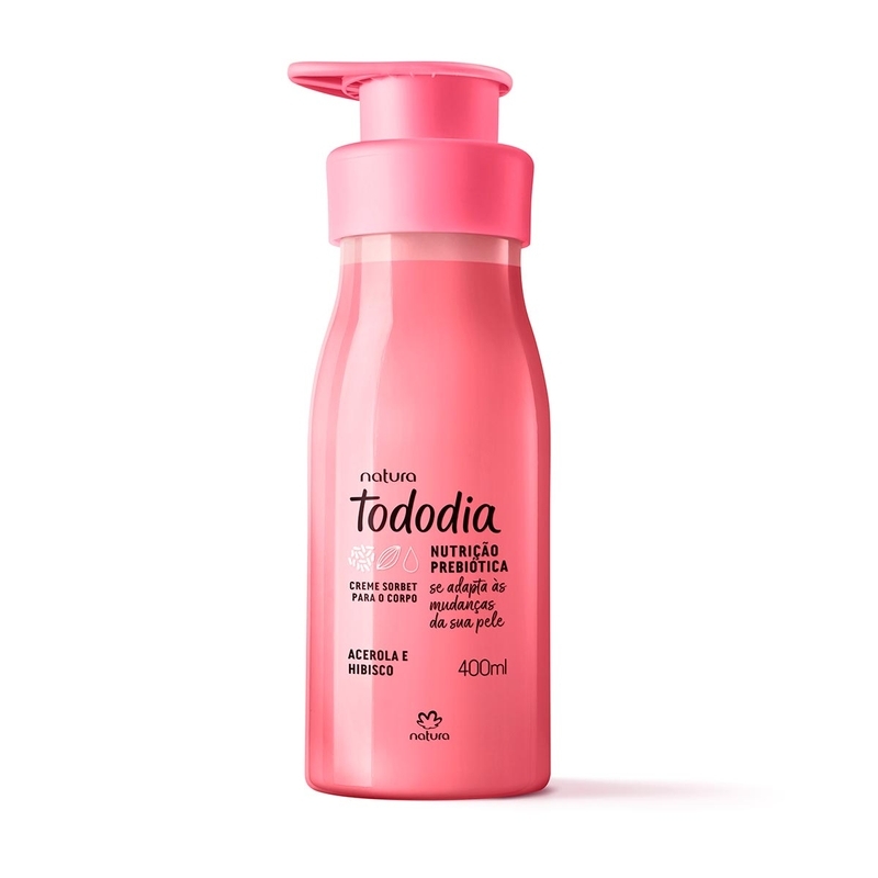 Creme Sorbet Desodorante Nutritivo para o Corpo Tododia Acerola e Hibisco - 400 ml