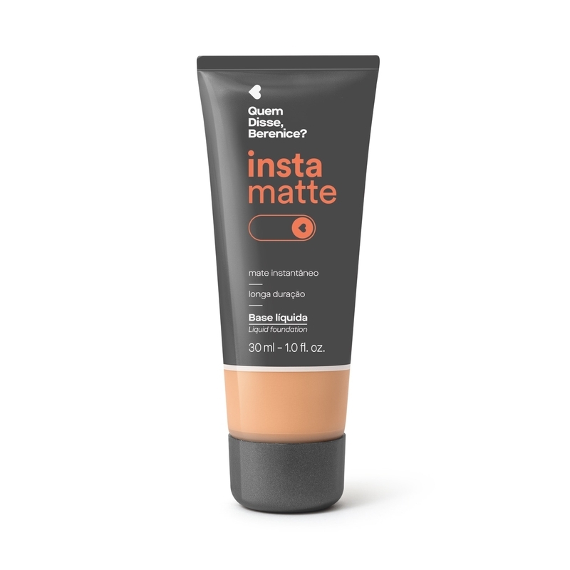 Base Líquida Instamatte  Quem Disse, Berenice? Cor 180Q 30ml