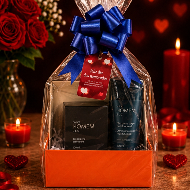 Kit Cuidados Homem Elo (Sabonete e Creme Pré e Pós Barba)