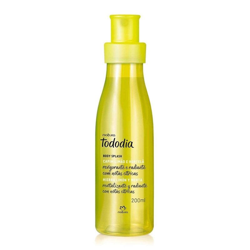 Body splash desodorante colônia capim limão e hortelã - 200 ml