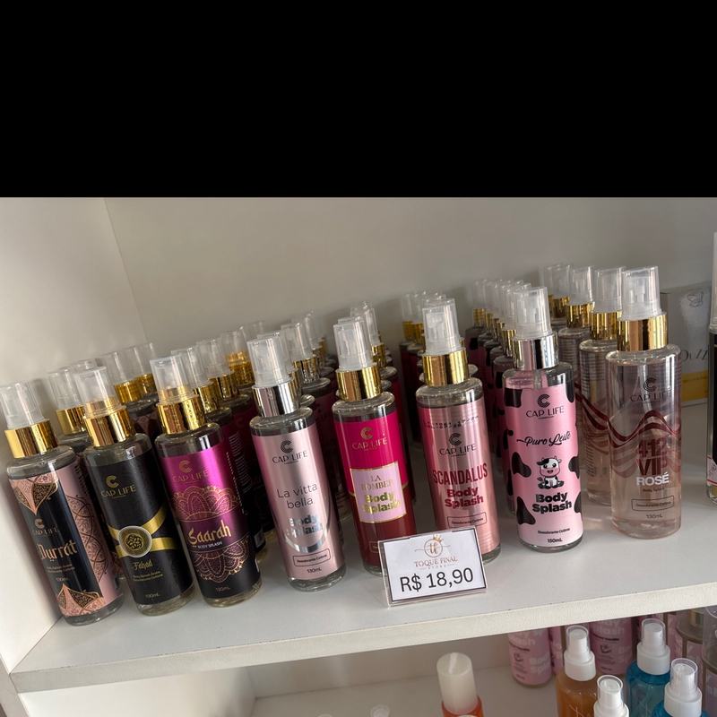 Body Splash Cap Life Variados 130ml