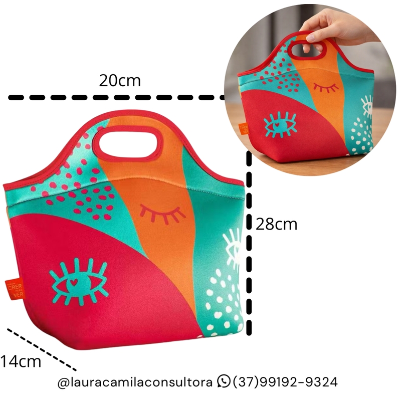 Frasqueira Térmica Neoprene Crer Para Ver