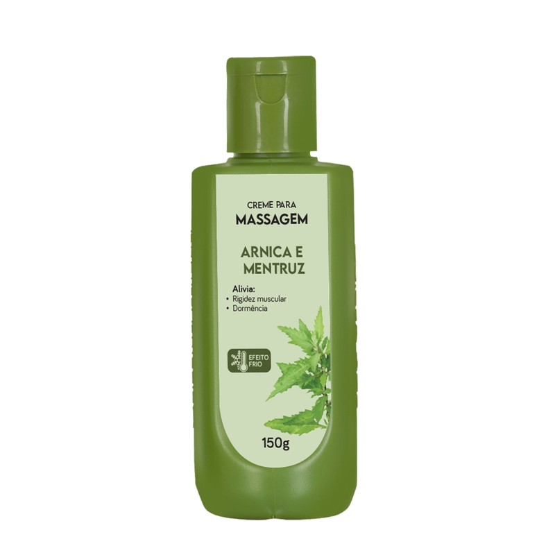 Bom Medico Creme Massageador Arnica e Mentruz Ativa a Circulacao 120 G