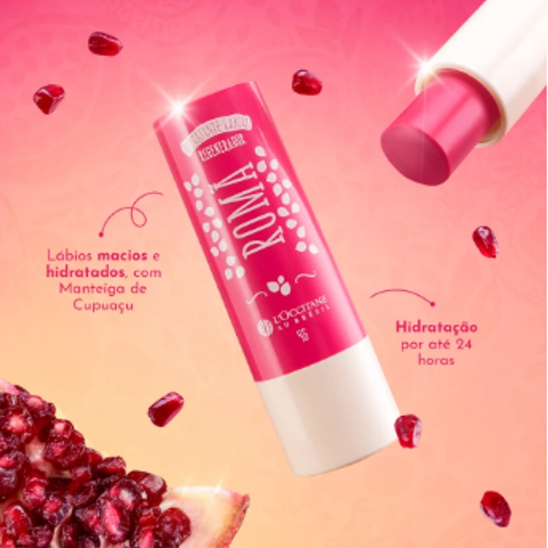 Hidratante Labial Regenerador Romã 4G - foto 4