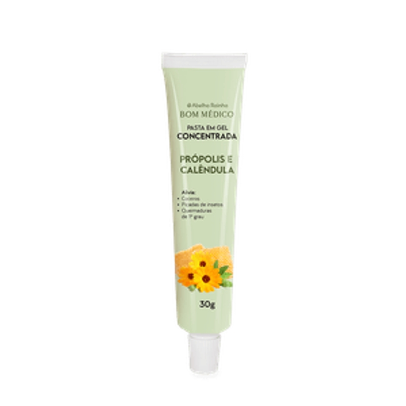 Bom Medico Pasta Propolis e Calendula 30g