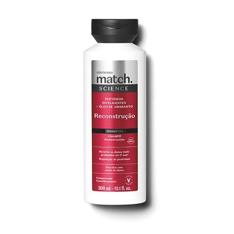 Shampoo Match Science Reconstrução 300Ml