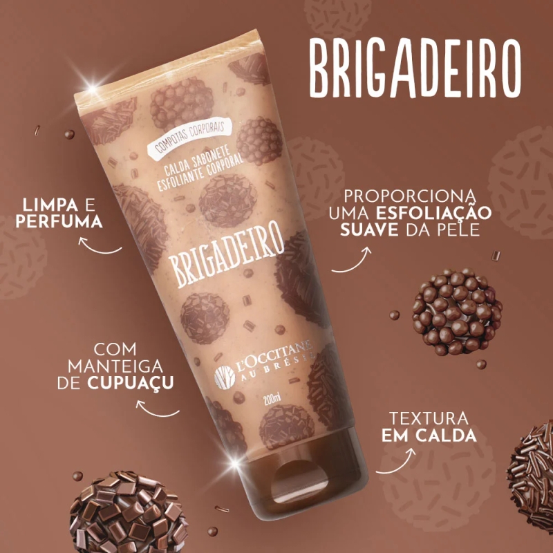Calda Esfoliante Corporal Brigadeiro 200ml - foto 2