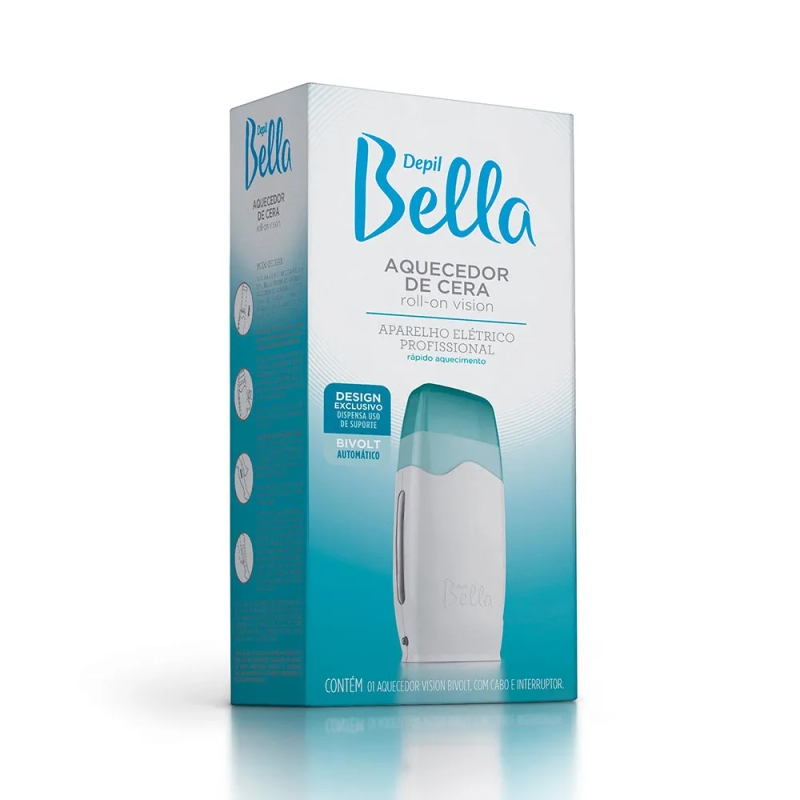 Aquecedor de Cera Depil Bella Bivolt Roll On Vision