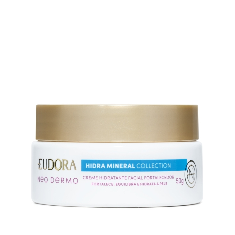 NEO DERMO COLECTION HIDRA MINERAL CREME HIDRATANTE FACIAL FORTALECEDOR 50G