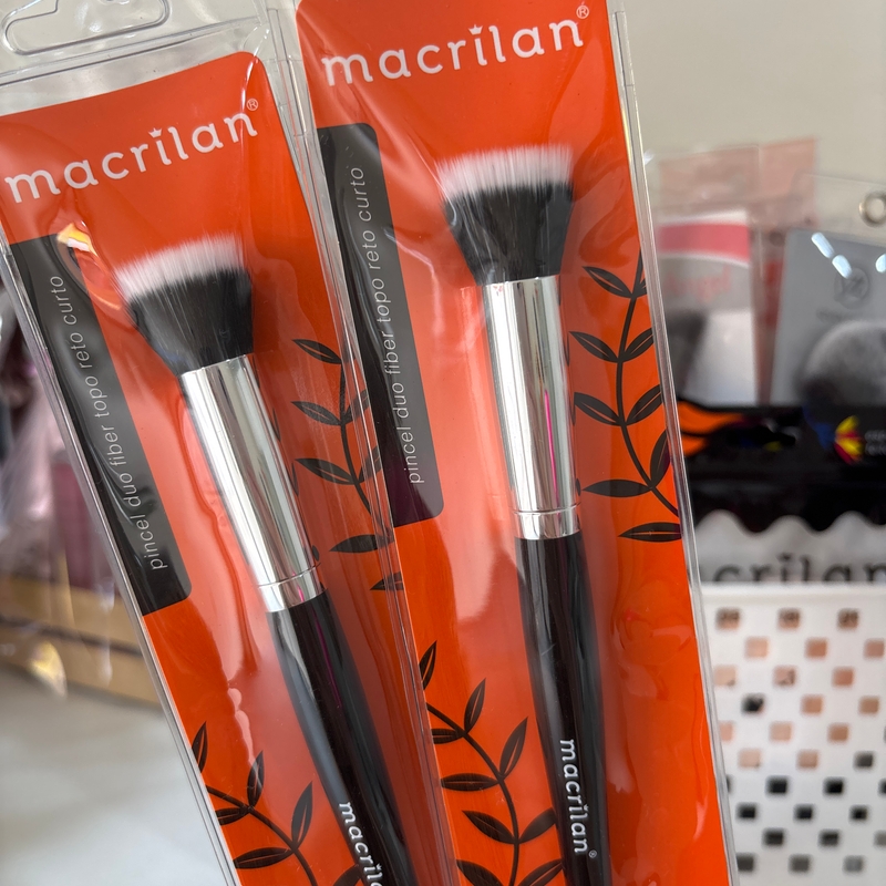 Pincel Macrilan Duo Fiber Reto Curto