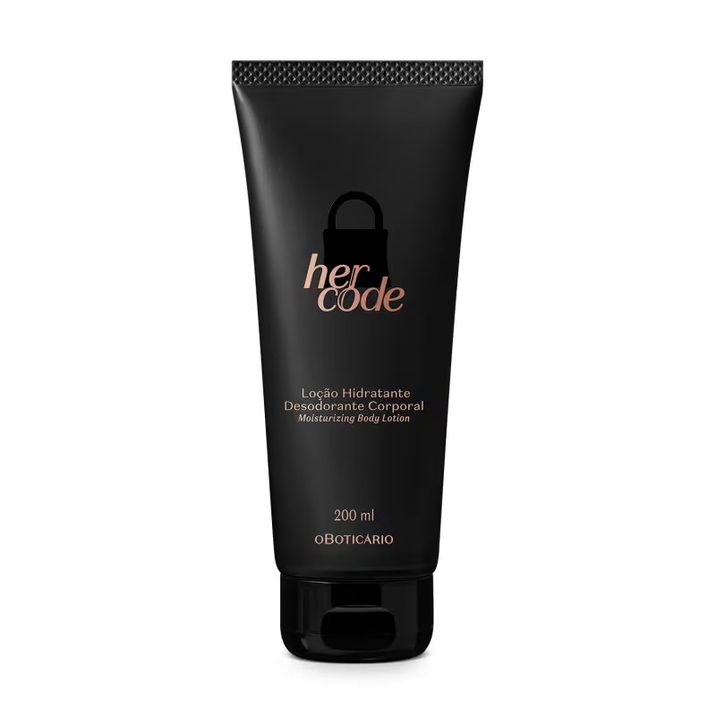Loção Hidratante Desodorante Corporal Her Code 200Ml.