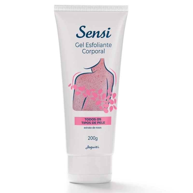 Gel Esfoliante Sensi Corporal Rosas, 200 g