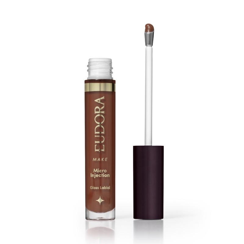 Gloss Labial Micro Injection Eudora Make Brown 5,2ml