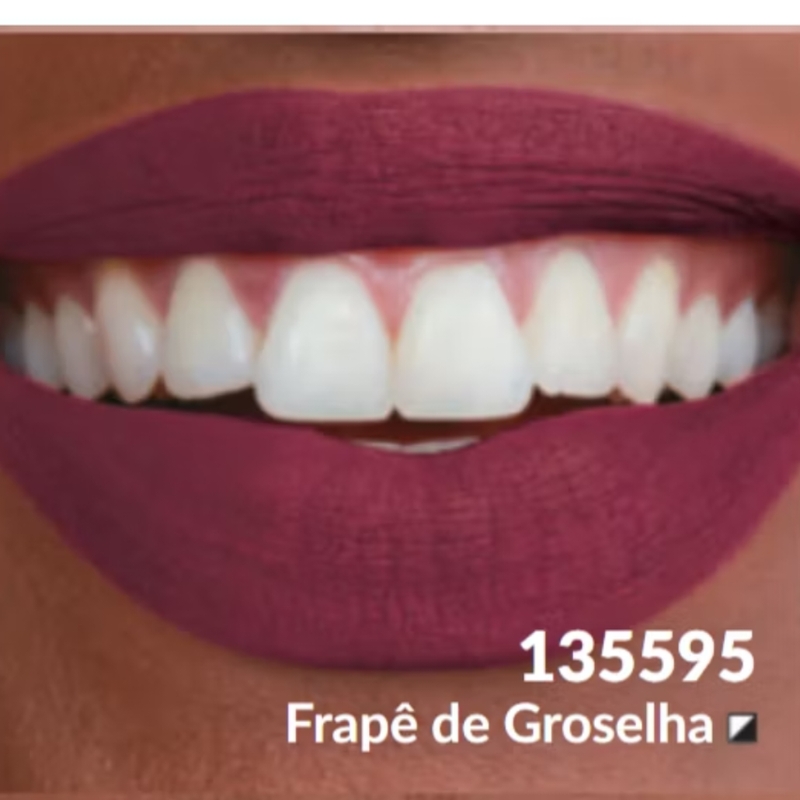 Batom Matte Frappé de Groselha Color Trend 3,6 g