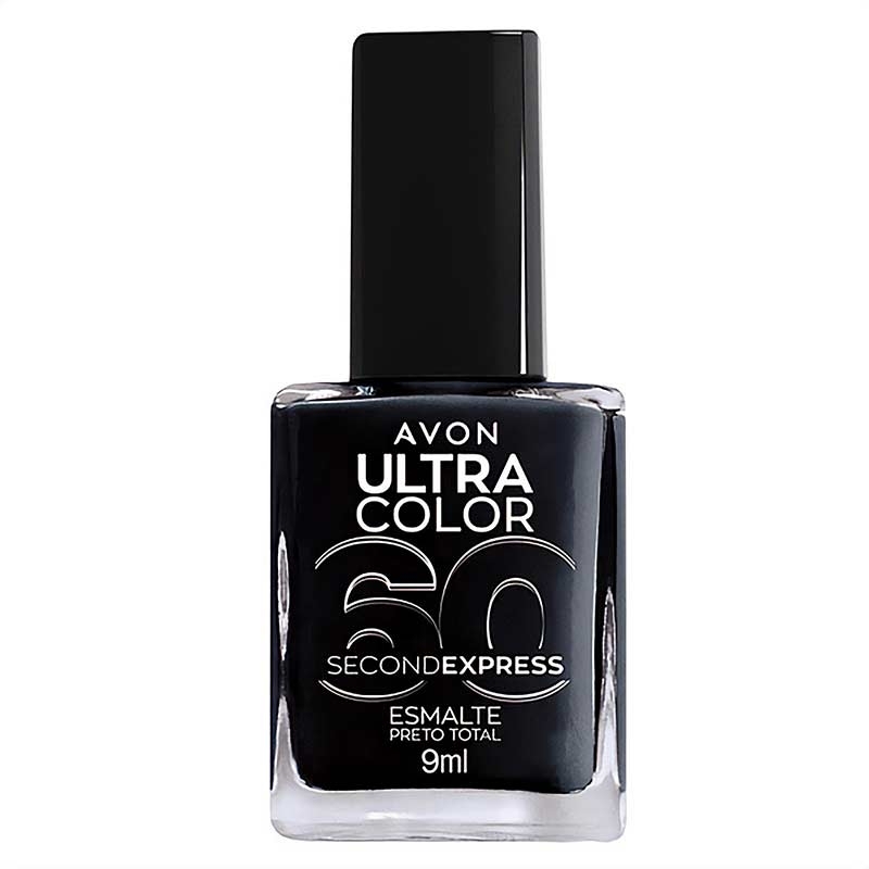 ESMALTE ULTRA COLOR 60S PRETO TOTAL 9ML