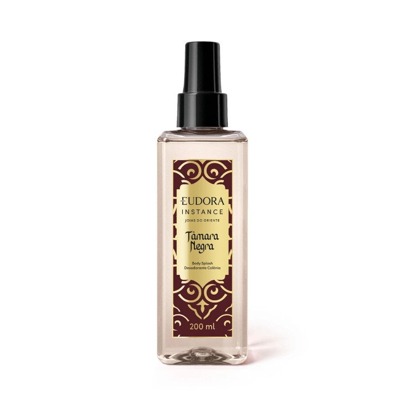 Body Splash Desodorante Colônia Instance Tâmara Negra 200ml