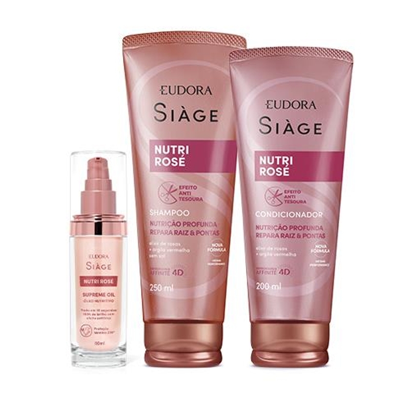 Combo Nutri Rose Shp+Cnd+Oleo