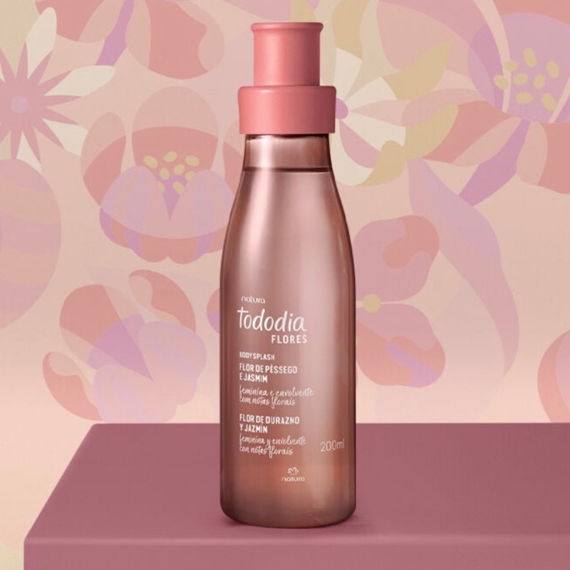 Body Splash Flor de Pessego e Jasmim 200ml