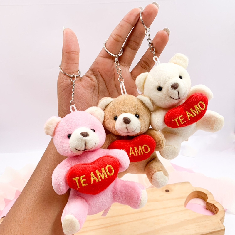 Urso Pelúcia Chaveiro Te Amo