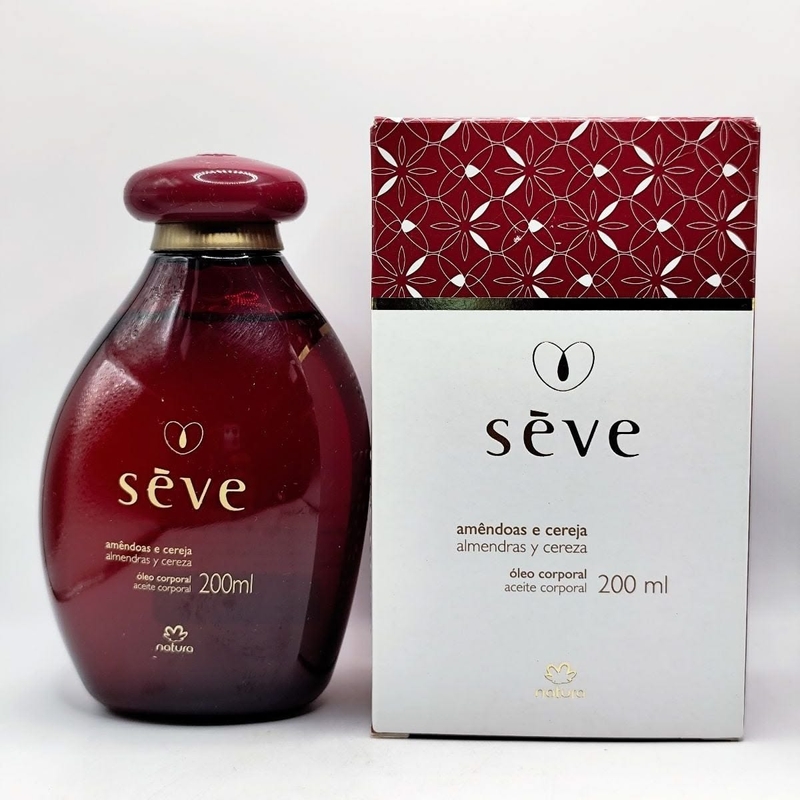 Óleo Desodorante Hidratante Corporal Sève Amêndoas e Cereja Natura - 200ml