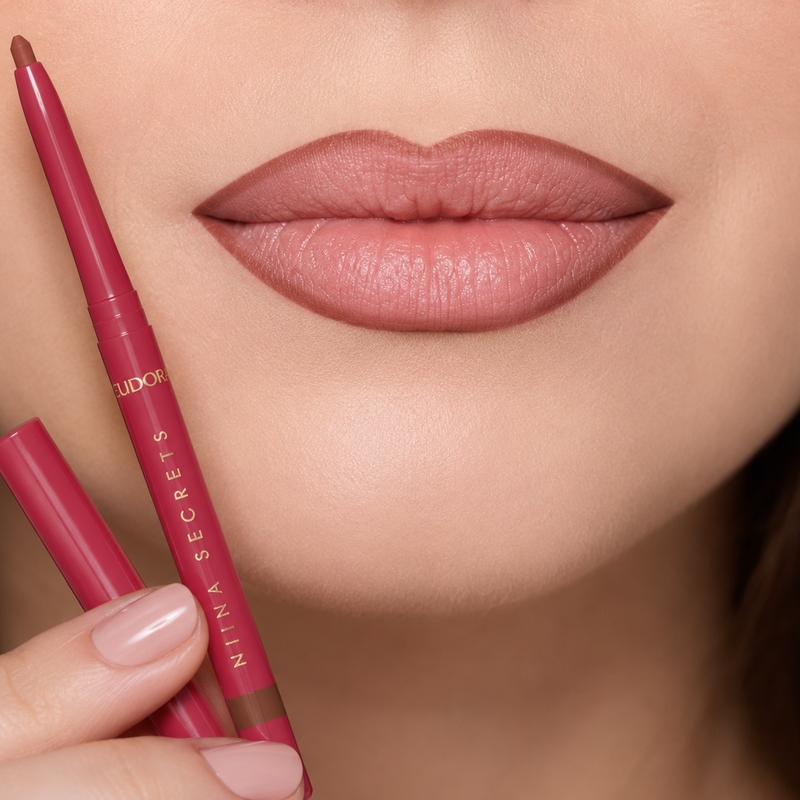 Lapiseira Labial Niina Secrets Soft Petals Castanho Encantado 1,2G