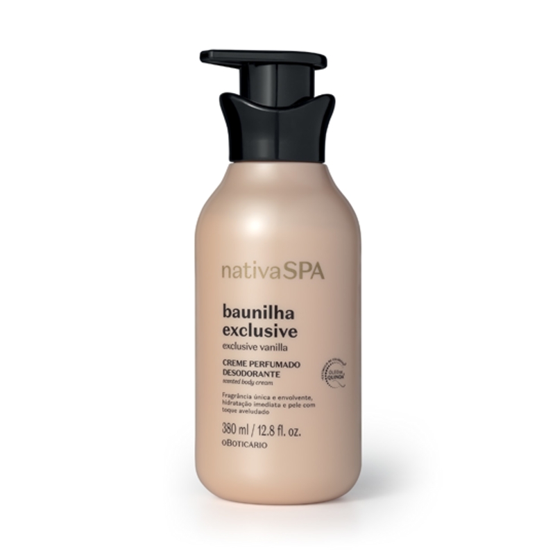 Loção desodorante hidratante corporal Baunilha exclusive 400 ml