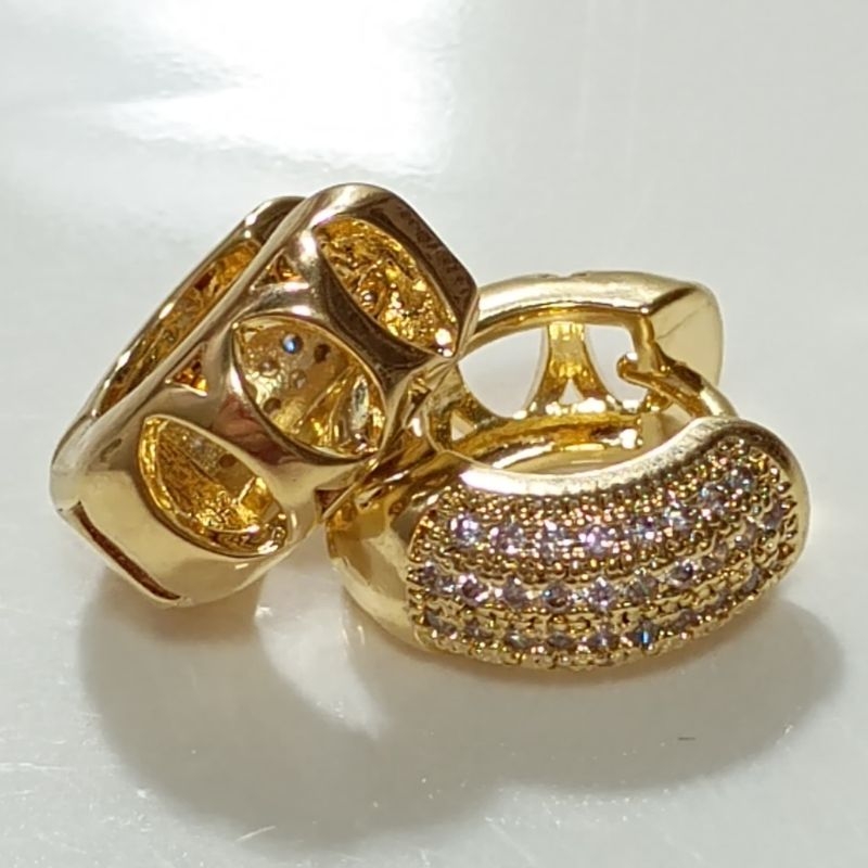 Argola Ouro 4 Filetes Cr