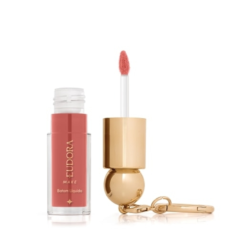 Batom Líquido Cremoso Eudora Make O Diabo Veste Prada Fashion Icon Nude 4Ml