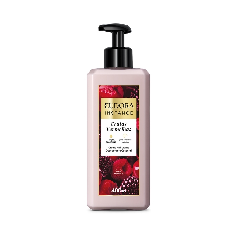 Creme Hidratante Desodorante Corporal Instance Frutas Vermelhas 400ml