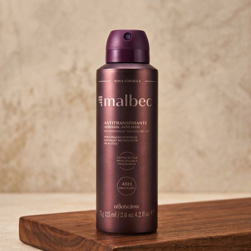 DESODORANTE ANTITRANSPIRANTE AEROSSOL MALBEC 75G - foto 5