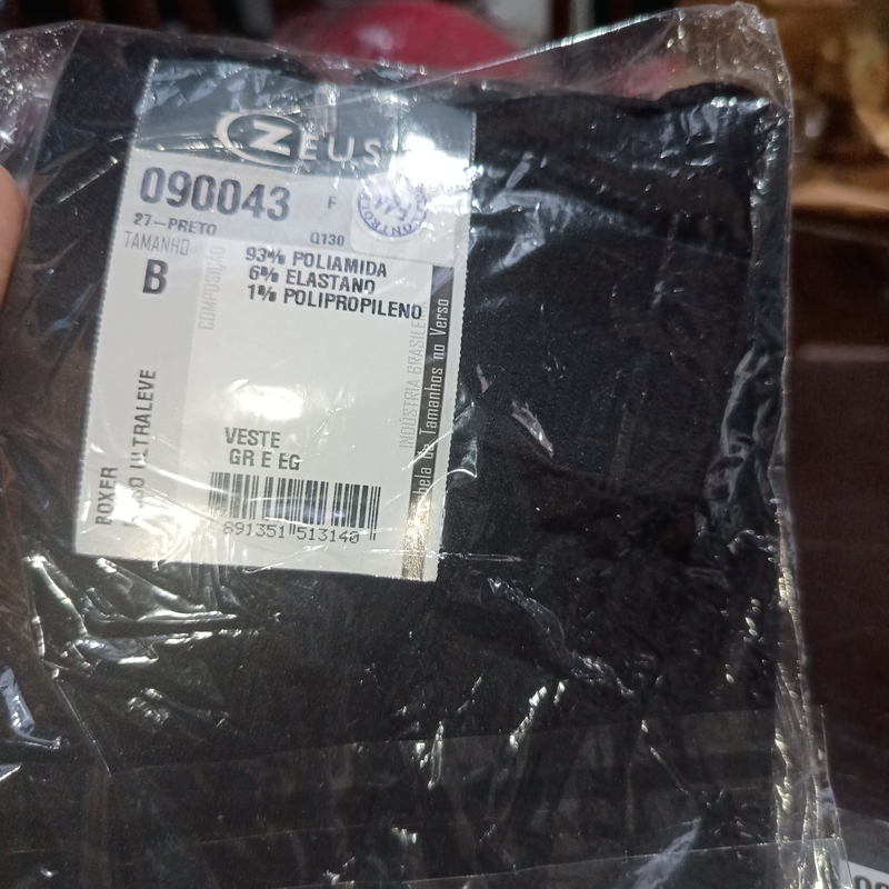 Cueca Boxer Friso Ultraleve -27 Preto  B