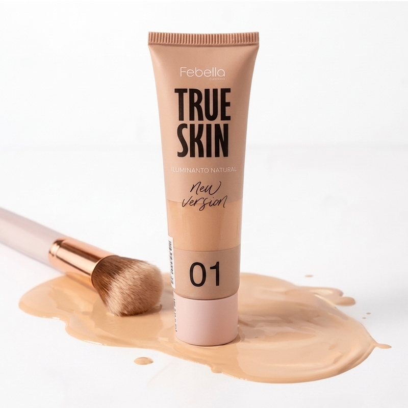 True Skin Base Ultra Matte 35ml - Cor 01