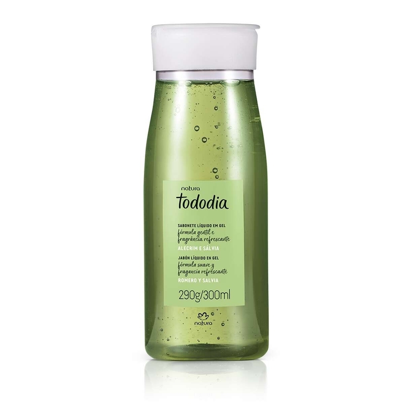 Sabonete Líquido em Gel Tododia Alecrim e Sálvia - 300 ml