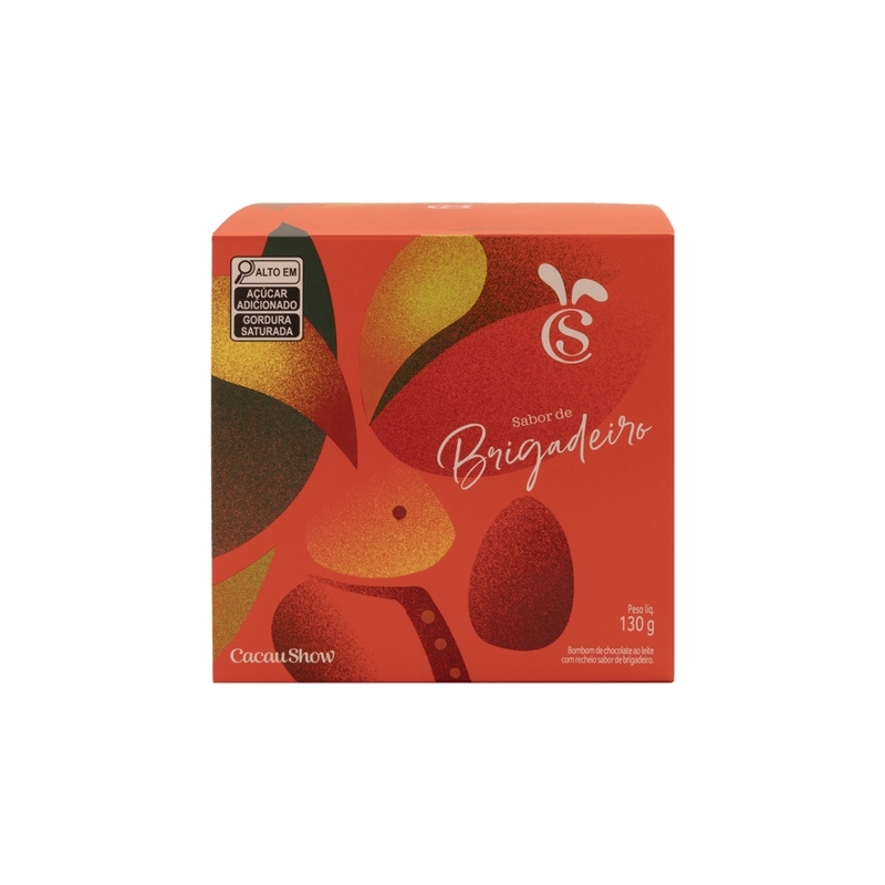 Caixa de Bombons Cubo Cacau Magia Brigadeiro 130g