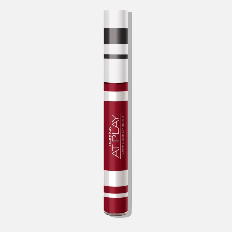 Batom Líquido Matte com Manteiga de Karité e Vitamina E - Mary Kay At Play® - Red Alert - 6,5g
