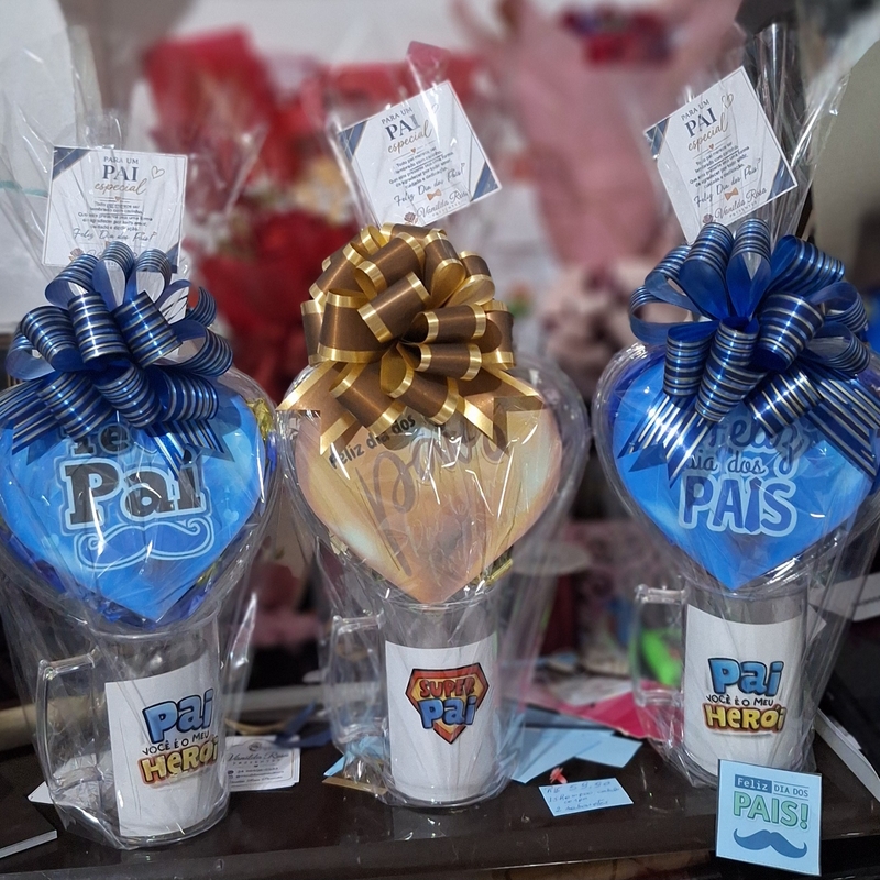 Coração Bombons Com Caneca