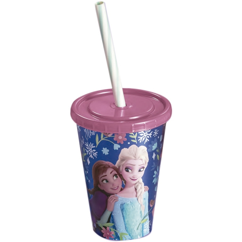 COPO COM CANUDO FROZEN 270ML