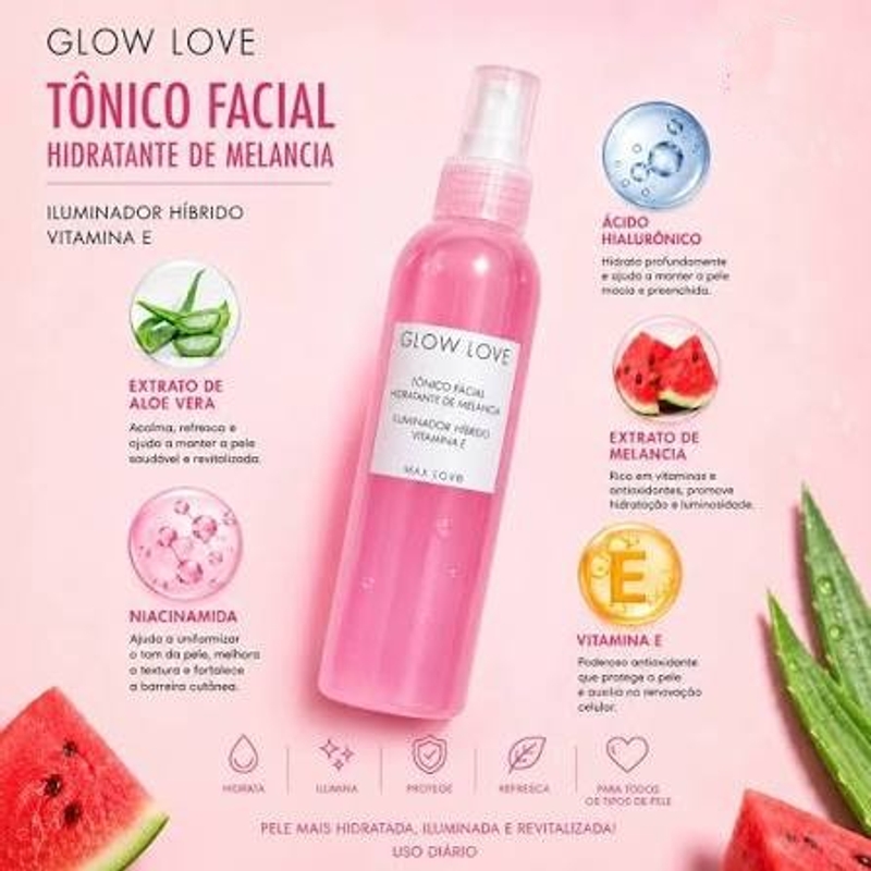 Tônico facial hidratante de melancia - 200ml - foto 2