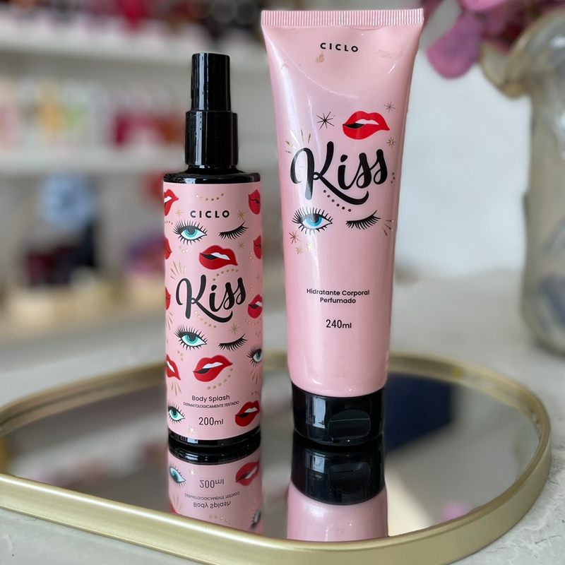 Combo Kiss Body Splash + Loção Hidratante